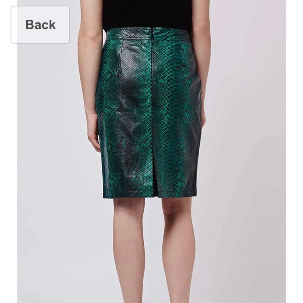 TOPSHOP Faux Python Skirt - Picture 3 of 6